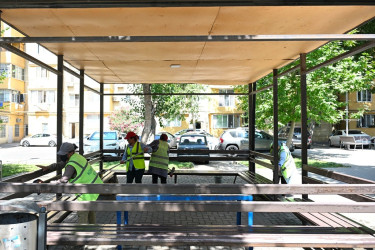 The streets of the capital were washed again