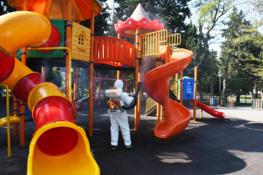 An cleaning-day was held in the capital