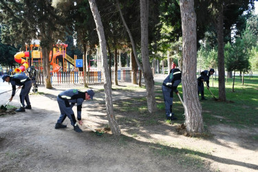 An cleaning-day was held in the capital
