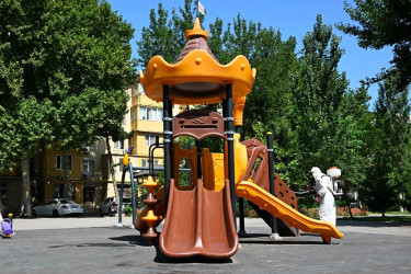 The streets of the capital were washed again