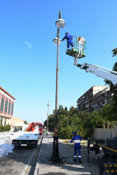 An cleaning-day was held in the capital