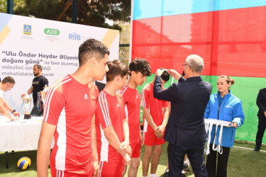 Paytaxtın abad məhəllələrində voleybol yarışları başa çatıb